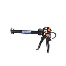 스마토 2in1 실리콘건 SM-1830 케미컬앵커 드립리스 우수한 내구성 추력비 조절 접착 윤활 고정 폼건, 1개