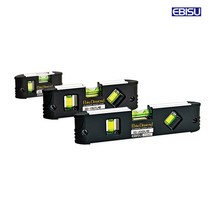 EBISU 미니 수평기 수평계 핸디레벨 물반 블랙버전 일본생산 4인치 6인치 8인치, ED-10GHLMB(4인치)