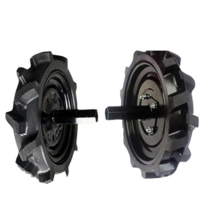 경운기 관리기 고무 바퀴 트랙터 로타리 호환 철차륜, 400/8 분할 솔리드 타이어 23축 한쌍