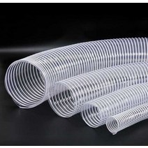 덕트 투명 흰색 배기 환기 환풍구 호스 pvc호스 튜브, 내경 60mm(10미)