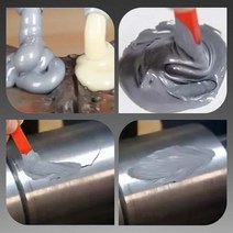 쇠 철 파이프 알루미늄 다용도 수리 금속 접착제 플라스틱 초강력 본드 만능 강력한 산업용 고강도 본딩 실란트 용접 이음매 수리제 주조 Ab, [01] 흰색 50ml, 1.흰색 50ml