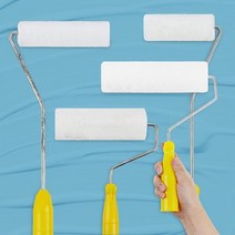 1+1 국산 페인트롤러 DIY 페인트칠 베란다 페인트작업 도구 외벽, 1개