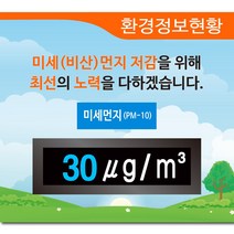 R-8번 전광판미세먼지측정기 비산먼지측정기 공사장미세먼지 기상전광판 소음전광판, 1개