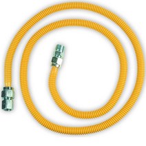 Appliance Pros 건조기용 유연한 스테인리스 스틸 가스 라인 가스 호스 커넥터 키트 1.3cm(1/2인치) OD 1.3cm(1/2인치) MIP x 1.3cm(1/2인치