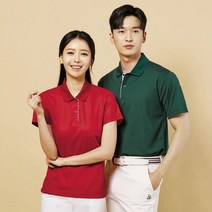 XUX679208PH NT11 쿨론 마이배색 체크 카라 반팔 W