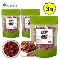 JAU 대추 말린대추 건조 건 대추 생대추 3팩