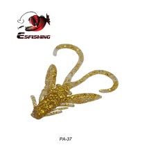 KESFISHING 낚시 미끼 새우 돼지 퍼치 루어 수플 주입 향과 소금 부드러운 미끼 얼음 물고기 40mm 45mm, 11.PA37