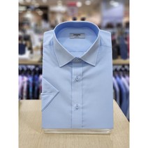 [레노마] 레이온혼방 스트레치 카라배색 일반핏 반팔 셔츠 RMUSGP203