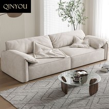 2인용 방수 패브릭소파 폭넓은쇼파 깊은형 쇼파, 나노테크 천+시트백 스탠다드1.3M