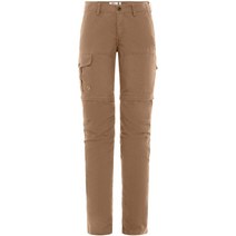 [국내발송] 피엘라벤 FJALLRAVEN 아웃도어 여성 칼라 프로 짚-오프 트라우저 다크 샌드 지퍼 반바지 레귤러핏 89845/227