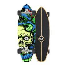 보드 토지 서핑 스케이트 조각가 c 4 스케이트 과 시뮬레이션 서핑 훈련, 32인치 cx4 파이썬 스켈레톤