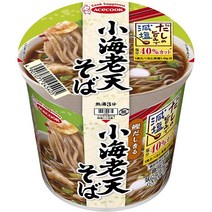 쯔케멘 시오라멘 일본 컵라면 라멘 컵라멘 에이스쿡 육수의 감칠맛으로 저염 새우 텐소바 42g×12개, 중화소바