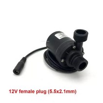 지하수 펌프 급수 소형 수중 워터 태양 브러시리스 모터 순환 잠수정 물, 12V DC Connector