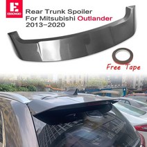 자동차 차량 스포일러 윙 k5 캐스퍼 벨로스터n 제네시스쿠페 벨로스터 n abs 플라스틱 도색되지 않은 색상 리어 루프 테일 트렁크 부트 립 미쓰비시 아웃랜더, 탄소 섬유 모양