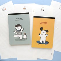 핑크풋 5000 꼬망패드편지지 정품 랜덤