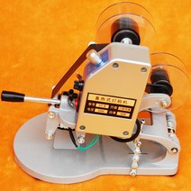 유통 기한 생산 기간 날짜 인쇄기 수압 수동 날인기, 호스트 + 예비 리본 롤 10개