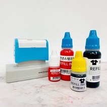 퍼니맨 대형택배박스 스탬프 리필잉크(5ml_20ml), 일반 검정잉크(5ml)