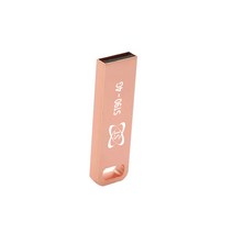 에스티원테크 ST90 USB 메모리 메탈 스틱, 4GB, 로즈핑크