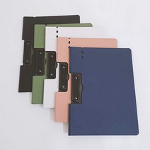 도매팜 종이를 깔끔하게 잡아주는 a4 집게 파일 레포트 서류정리 학습지 사무실, 가로형, 1개, 블랙
