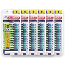 덴탈프로 잭스 치간칫솔 5호 1.5mm 15p x 6개 +사은품, 5호 L .1.5mm 15p 6개, 상세페이지 참조3