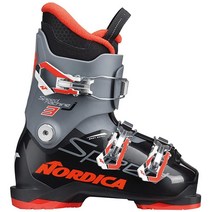 Nordica 아동용 스피드머신 J 3 부츠 색상: 블랙/무연탄/레드 (050860007T1)136730