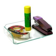 [잇템] [ 아크릴 받침대 소형 ] 정리대 거치대 정리함 문구정리대 문구접시 보관대 받침판 잡동사니 데스크 오거나이저_7220910799EA, 본상품선택