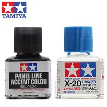 타미야 패널라인 액센트 컬러 블랙 먹선 87131, 87131-블랙
