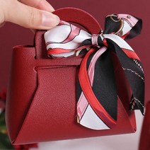 생일 답례품 선물 포장 돐잔치 어린이집 결혼 스카프 포장백, 스카이블루