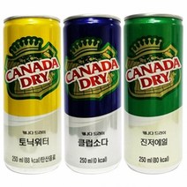UM 카나다드라이 250mlX30캔X2박스 토닉워터 스파클링 맛있는 탄산수 대용량 추천, 1)카나다드라이 토닉워터250mlx30캔x2박스