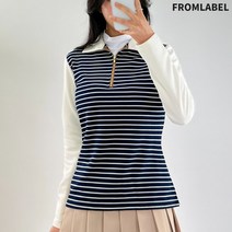 프롬라벨 구김없는 반집업 카라 골프 티셔츠 미들지퍼 긴팔 여자 상의 골프웨어 golf wear