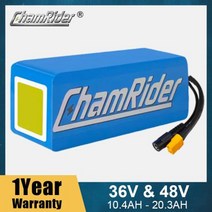 전동킥보드배터리 ChamRider 36V Ebike 배터리 48V 20A 30A BMS BaFang 500W 700W 18650 21700 셀 리튬 팩 자전거 전기 스쿠터, 폴란드, Samsung 36V 14.5AH