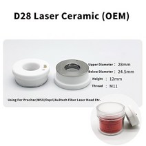 레이저헤드셋 Laser Head Set wsx 레이저 부품 용 세라믹 홀러 레이저 dia.28mm 파이버 레이저 헤드 nc63 세라믹 링 han39s 커팅 오리지널 노즐 홀더, d28 옴