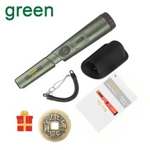 휴대용 금속 탐지기 사금채취장비 tc-110 360 ip68 방수 소리 진동 알람 해변 보물 동전찾기, 협력사, 초록