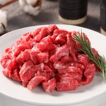 [참좋은미트] 한우 1등급 국거리용 소고기 400g x 1팩 (트레이 포장)