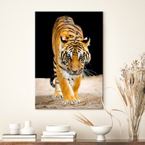 더 아트 컴퍼니 우리 집 지켜주는 성공하는 액운방지 수맥차단 액운막는 황호 백호 호랑이 사업운 금전운 명예운 재물운 와이드 사진 그림 액자 47종 (1-23), 3. 명예성취 호랑이