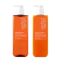 미쟝센 퍼펙트 오리지널 세럼 샴푸 + 컨디셔너 680ml/모발영양 플로럴향
