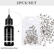 네일아트 BORN PRETTY 네일 라인스톤 접착제 스틱 드릴 투명 UV LED 아트 젤 바니시 10g, 14 2Pcs Set 12, 1개