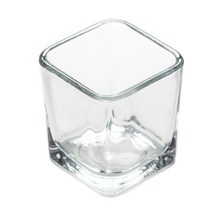 캔들 용기 사각 투명 80ml/향초 양초 젤 소이 재료