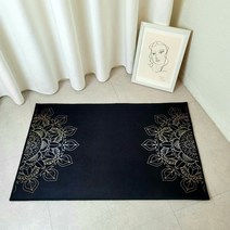 골드블랙 타로 스프레드천 러그 매트, 대 세로60cm가로90cm
