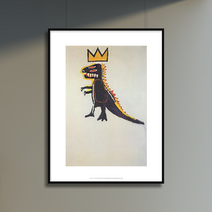 그림액자 Trumpet1984 장미쉘바스키아(Jean Michel Basquiat)