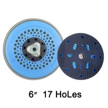 폴리싱패드 Marpq-듀얼 액션 폴리셔 DA 백킹 플레이트 백 홀더 샌딩 패킹 5 인치 125mm 6 150mm 패드, 70P6D17NB_모래 플레이트