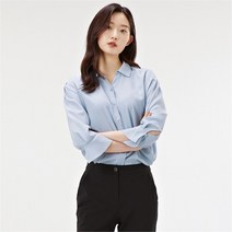 [체이스컬트] DP03 볼륨 소매 7부 블라우스 ABRG5542C0D