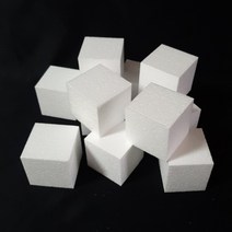 디케이 사각 케익 모형 스티로폼 높이8cm 10cm, 1개