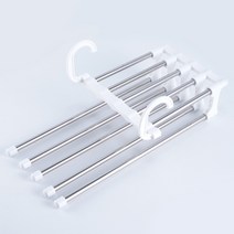 5단바지걸이 넥타이 벨트 하의 정장 슬림 바지걸이, 상세 참조, 상세 참조