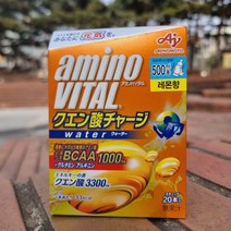 아미노바이탈 구연산 워터 아미노산 로이신 발린 글루타민 아르지닌 함유 스포츠 음료 식품 20포, 20개입, 1개