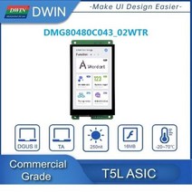 키오스크 포스기 셀프계산대 무인결제 판매 DWIN 43 인치 480800 TFT 디스플레이 상업 학년 HMI 터치 스크린 IPSTFTLCD CTPRTP TTL UART 포트 DMG, WTR Screen Only