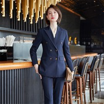 꽃소담 여성 정장세트 투버튼 정장 투피스세트 세미정장 오피스룩
