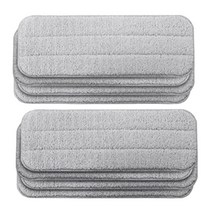 8 PCS Xiaomi Mijia Deerma 물 스프레이 걸레 360 회전 청소 천 헤드 나무 탄소 섬유 용 걸레 천 걸레 교체, 회색