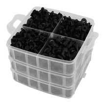 620pcs 유니버설 혼합 자동 패스너 자동차 범퍼 클립 리테이너 자동차 패스너 리벳 도어 패널 모든 자동차에 대 한 펜더 라이너에 대 한, 하나, 검은 색