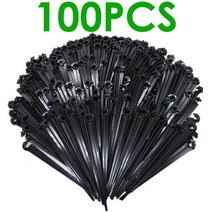 비닐하우스 미니비닐하우스 텃밭 베란다비닐하우스 틔운 SPRYCLE-50-200X 정원 1/4 인치 C 형 후크 고정 지, 02 SPL11-027-100PCS